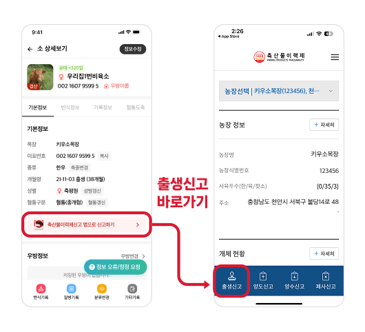 축산물이력제 신고·농장관리 앱 하나로 연동 - 뉴스 썸네일 이미지