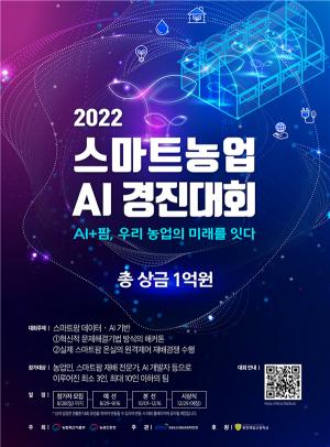 총상금 1억원, ‘스마트팜 AI 경진대회’ 열려